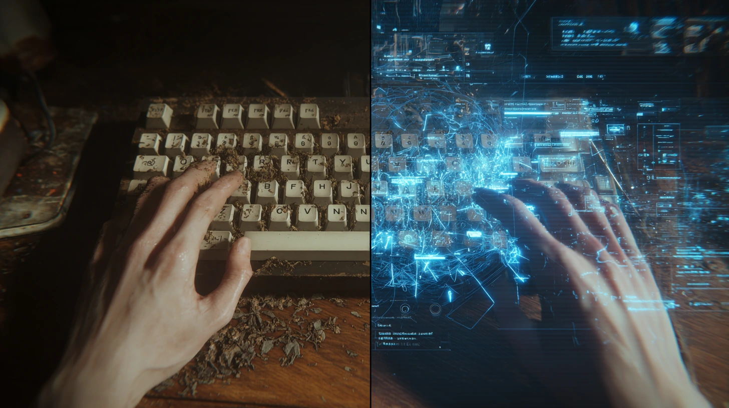 Hands on keyboard