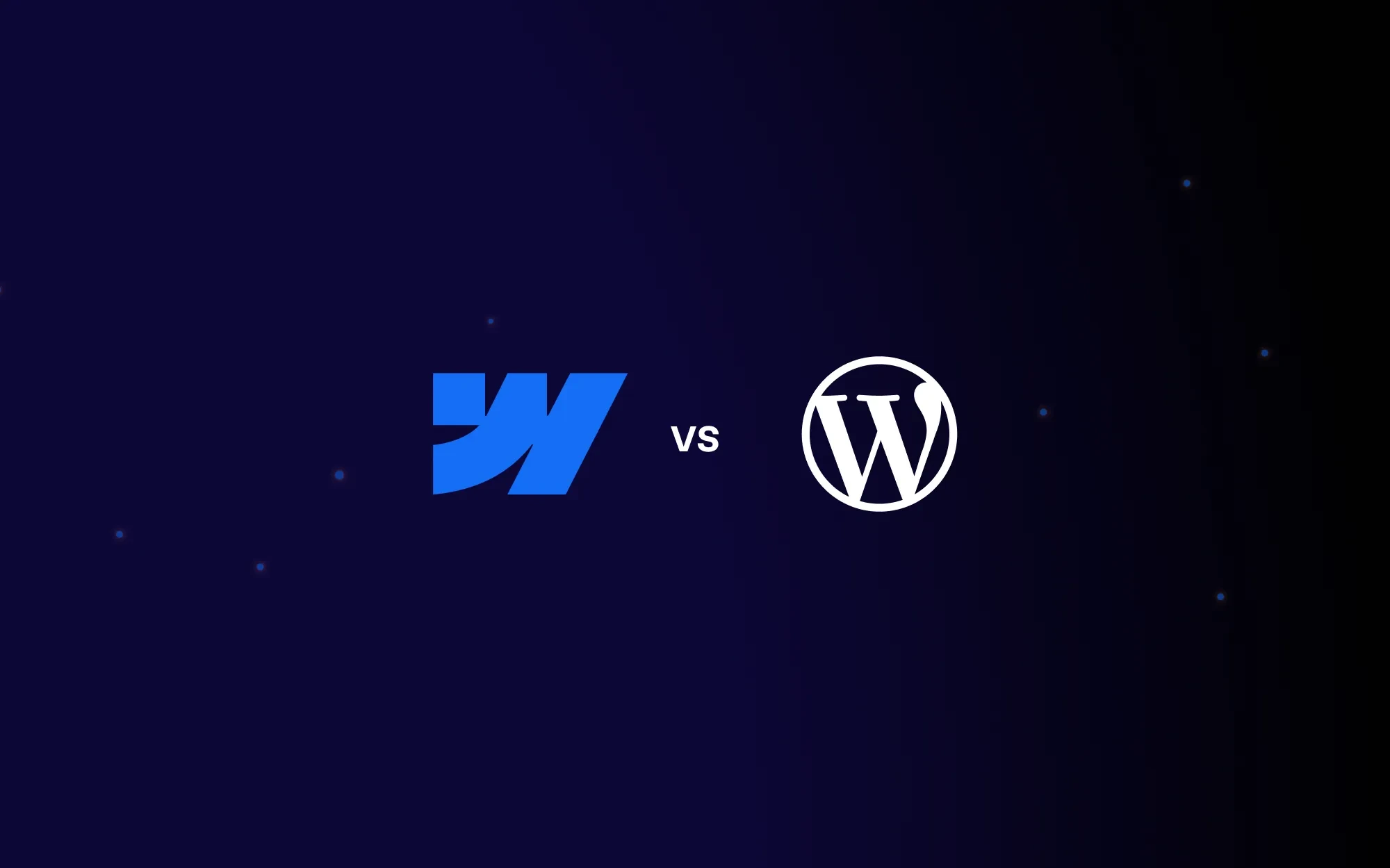 WordPress vs Webflow comparison