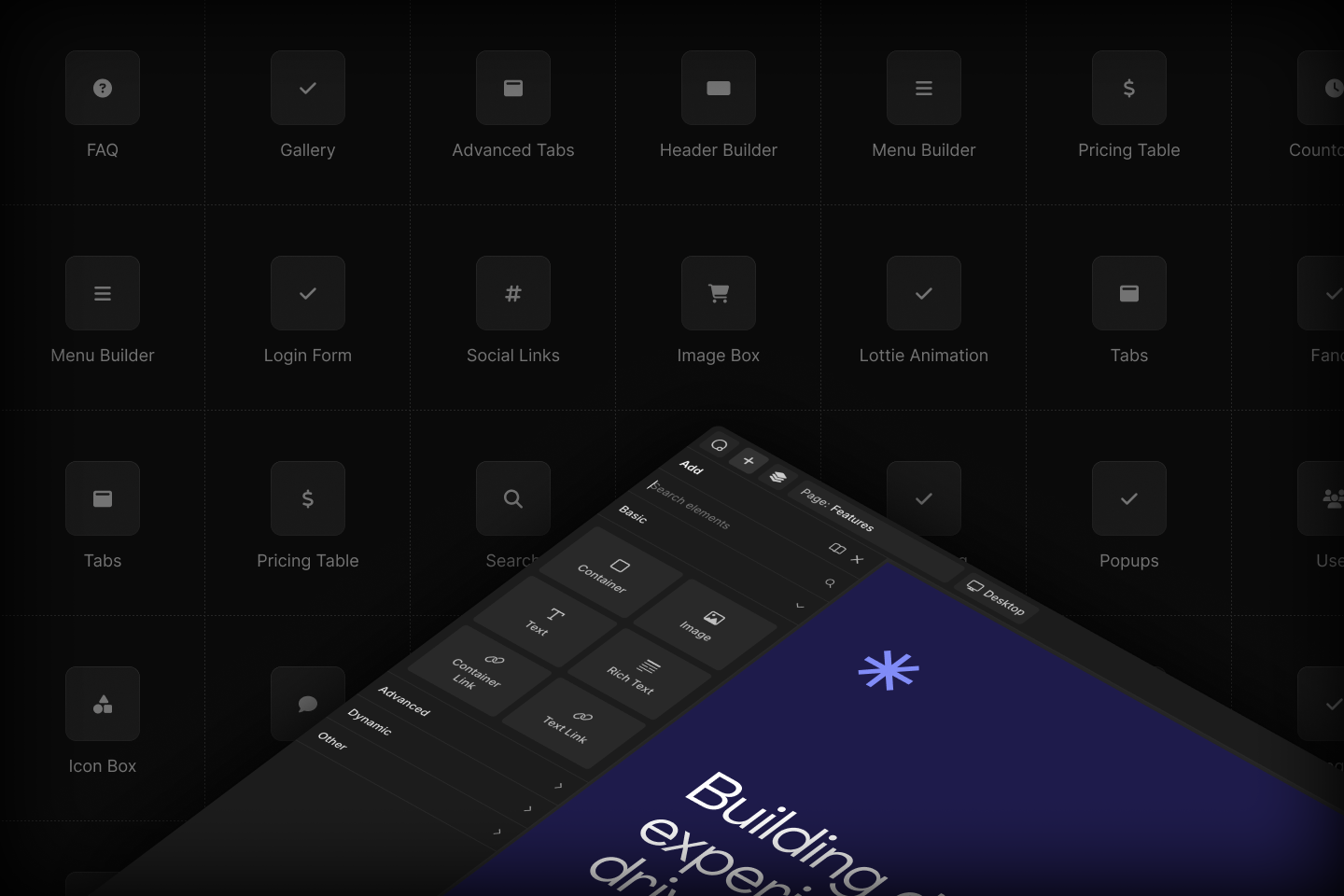 Oxygen Builder 6 Interface