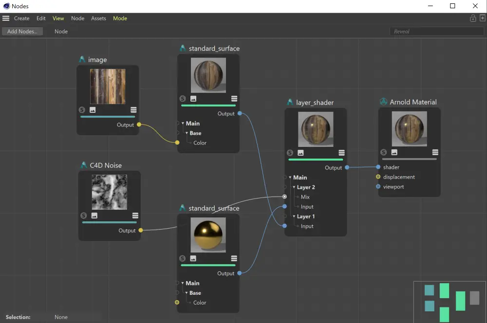 Cinema 4D 2025 Node Editor Interface
